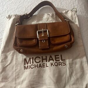 Michael Kors Tan Leather Shoulder Bag